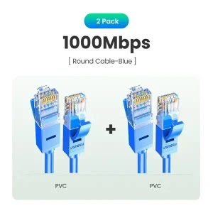 UGREEN NW102 (11201) Cat 6 U/UTP LAN Cable - 1M